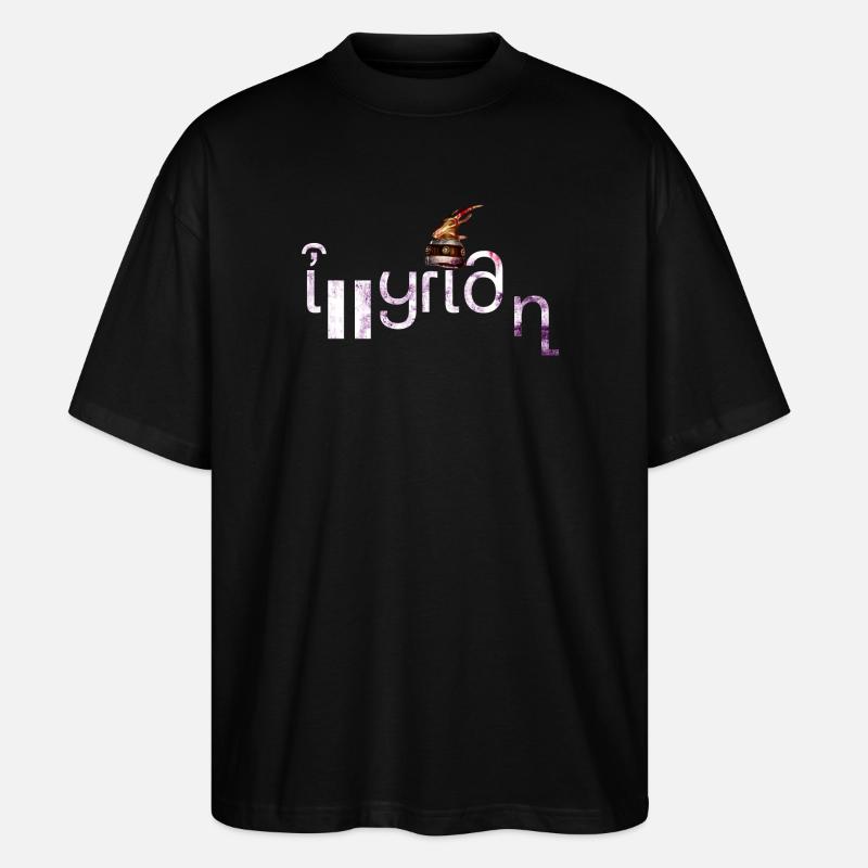 Illyrien - T-shirt bio Blaster 2.0 coupe oversize Stanley/Stella Unisexe - noir