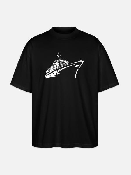 Cruise Ship Cruise Ship Luxury - Stanley/Stella Oversized Unisex Organic T-shirt Blaster 2.0 - black