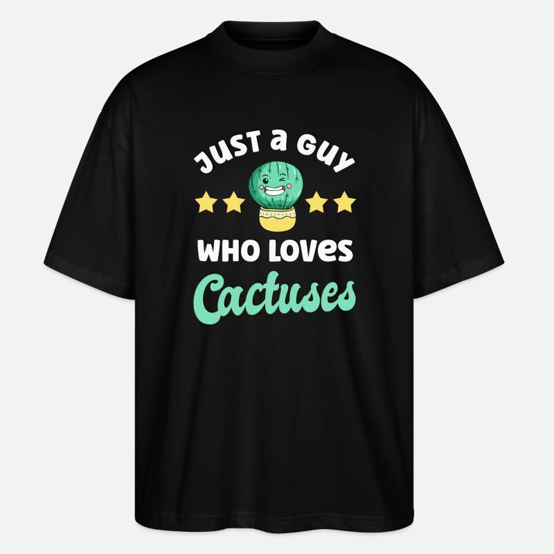 Cactus Cacti - T-shirt bio Blaster 2.0 coupe oversize Stanley/Stella Unisexe - noir