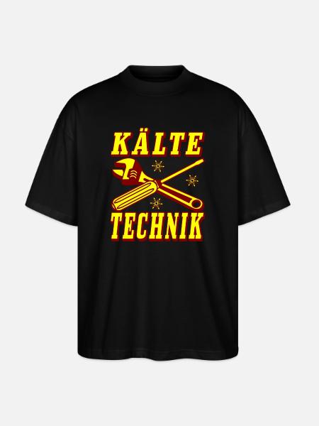 Kälte Technik Retro Design - Stanley/Stella Oversized Unisex Bio T-Shirt Blaster 2.0 - Schwarz