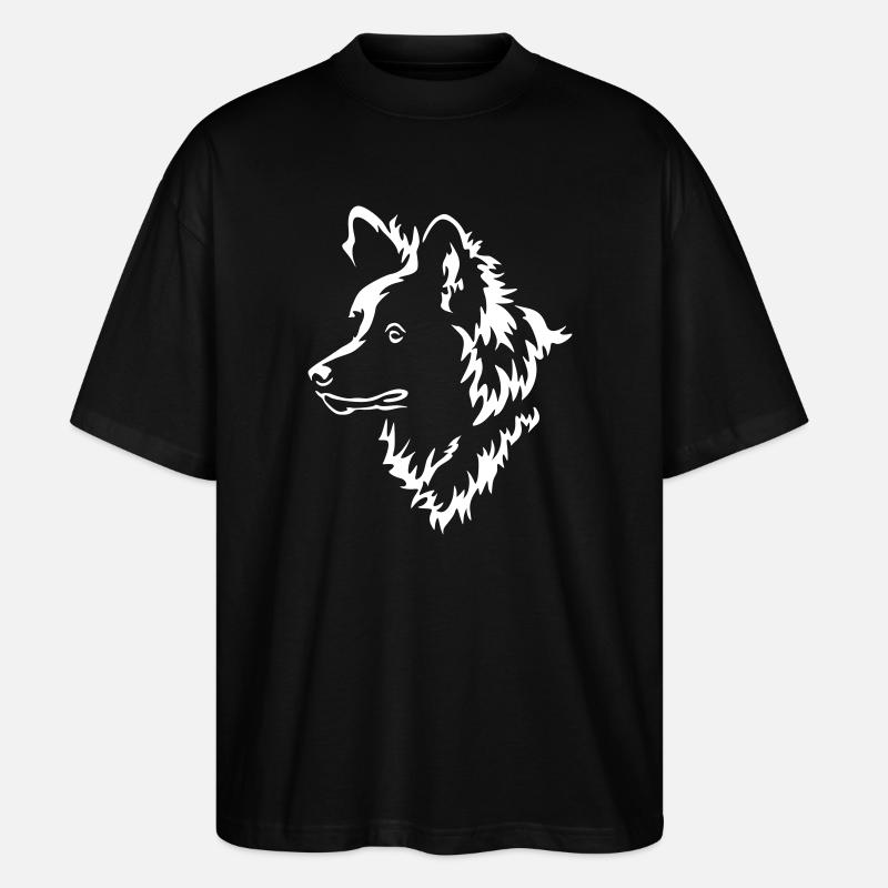 Spitz Kopf "Black Edition" - Stanley/Stella Oversized Unisex Bio T-Shirt Blaster 2.0 - Schwarz