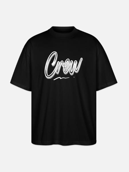 Crew - Stanley/Stella Oversized Unisex Organic T-shirt Blaster 2.0 - black