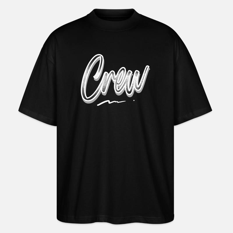 Crew - Stanley/Stella Oversized Unisex Organic T-shirt Blaster 2.0 - black