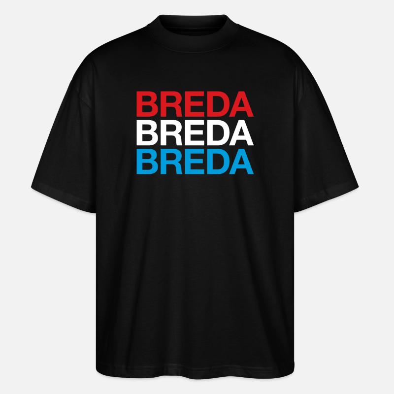 BREDA Pays-Bas Drapeau Pays-Bas - T-shirt bio Blaster 2.0 coupe oversize Stanley/Stella Unisexe - noir