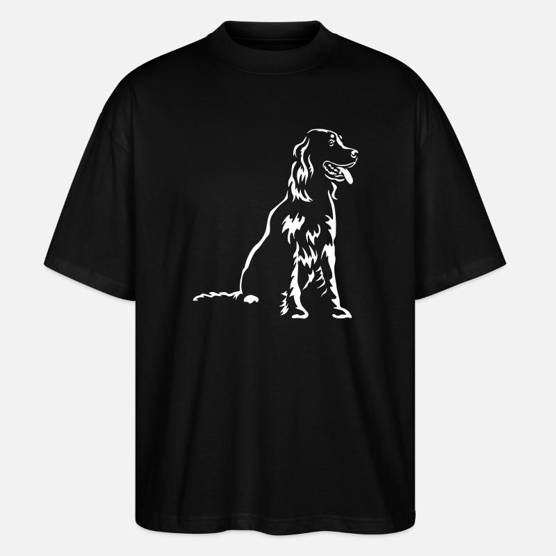 Gordon Setter « Black Edition » - T-shirt bio Blaster 2.0 coupe oversize Stanley/Stella Unisexe - noir