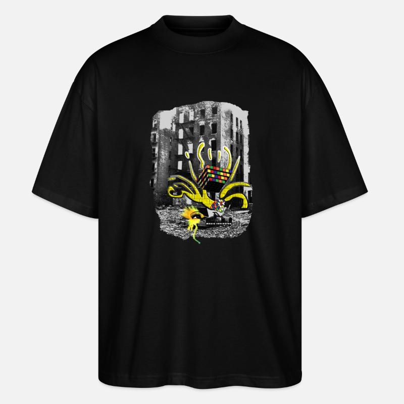 Eye One - Stanley/Stella Oversized Unisex Bio T-Shirt Blaster 2.0 - Schwarz