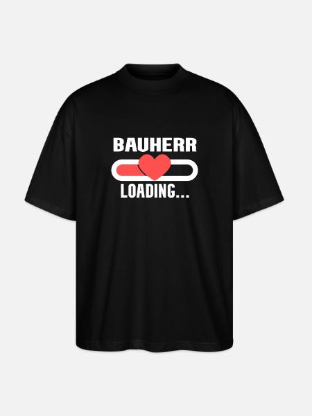 Bauherr loading - Bauherr werden - Stanley/Stella Oversized Unisex Bio T-Shirt Blaster 2.0 - Schwarz