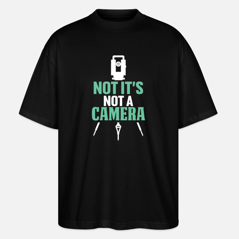 Ironische Botschaftsfotografie - Stanley/Stella Oversized Unisex Bio T-Shirt Blaster 2.0 - Schwarz