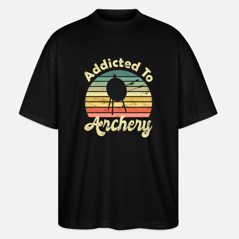 Archery Archery Archer Archer - Stanley/Stella Oversized Unisex Organic T-shirt Blaster 2.0 - black