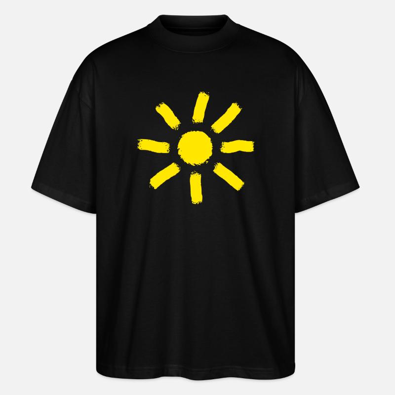 Sonne Sommer Urlaub Geschenk - Stanley/Stella Oversized Unisex Bio T-Shirt Blaster 2.0 - Schwarz
