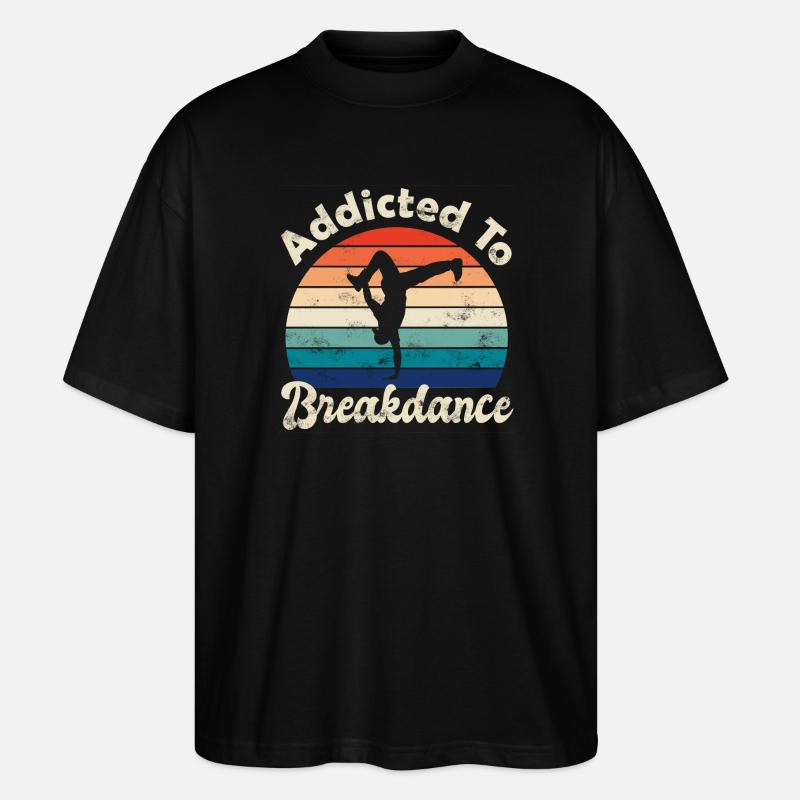 Breakdancing - Stanley/Stella Oversized Unisex Organic T-shirt Blaster 2.0 - black