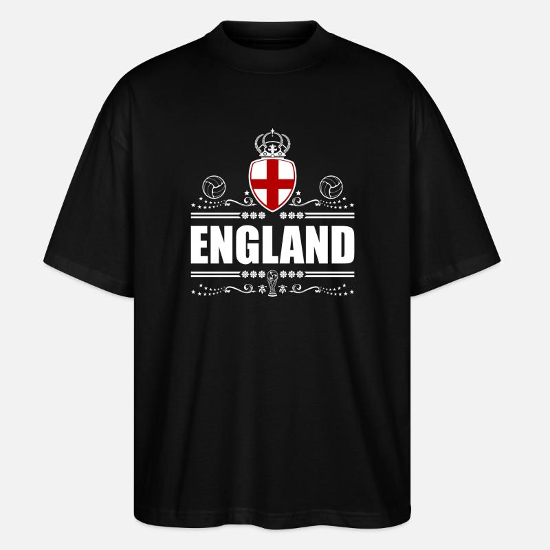 ANGLETERRE DÉCONTRACTÉE - T-shirt bio Blaster 2.0 coupe oversize Stanley/Stella Unisexe - noir