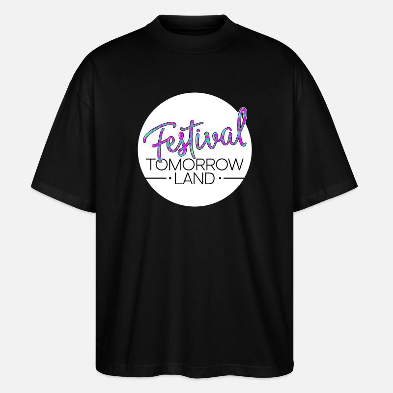 Tomorrowland Festival - Stanley/Stella Oversized Unisex Bio T-Shirt Blaster 2.0 - Schwarz