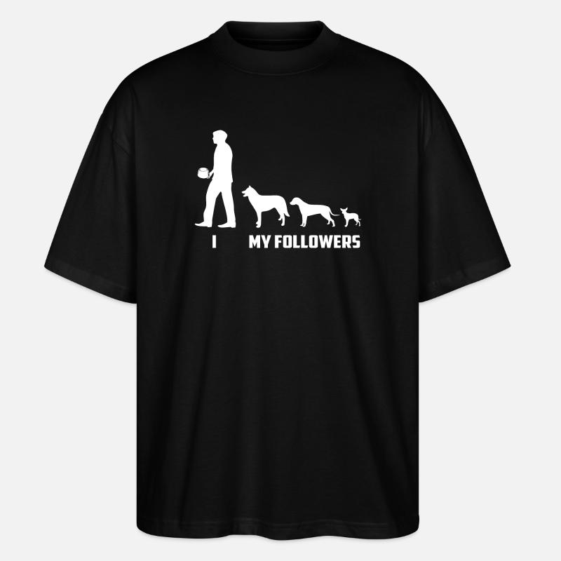 Adeptes de chiens - T-shirt bio Blaster 2.0 coupe oversize Stanley/Stella Unisexe - noir