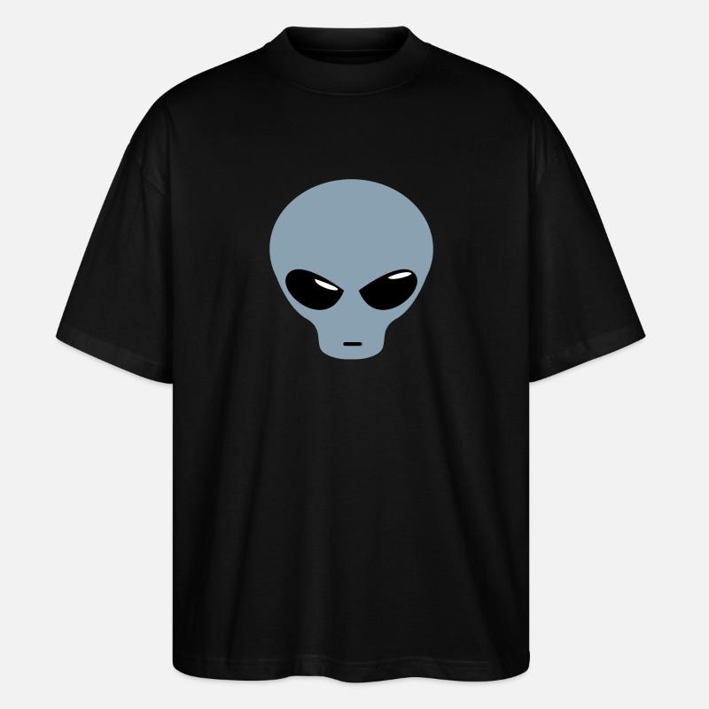 Alien design - Stanley/Stella Oversized Unisex Organic T-shirt Blaster 2.0 - black