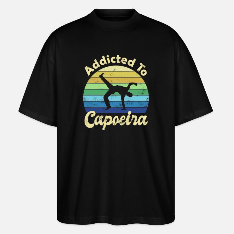 Capoeira - Stanley/Stella Oversized Unisex Bio T-Shirt Blaster 2.0 - Schwarz