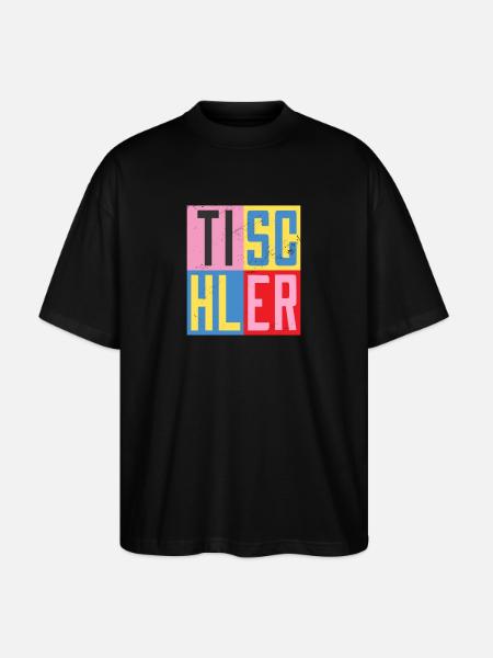 Tischler Design - Stanley/Stella Oversized Unisex Bio T-Shirt Blaster 2.0 - Schwarz