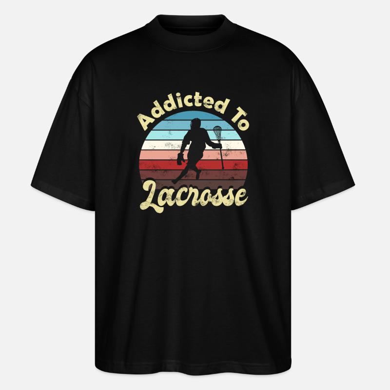 Lacrosse - T-shirt bio Blaster 2.0 coupe oversize Stanley/Stella Unisexe - noir