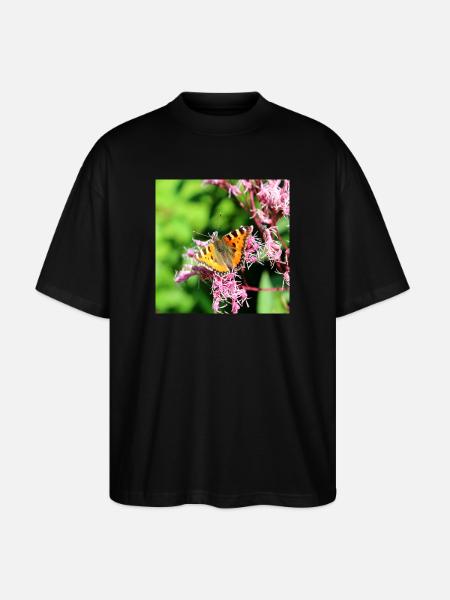 Papillons - T-shirt bio Blaster 2.0 coupe oversize Stanley/Stella Unisexe - noir