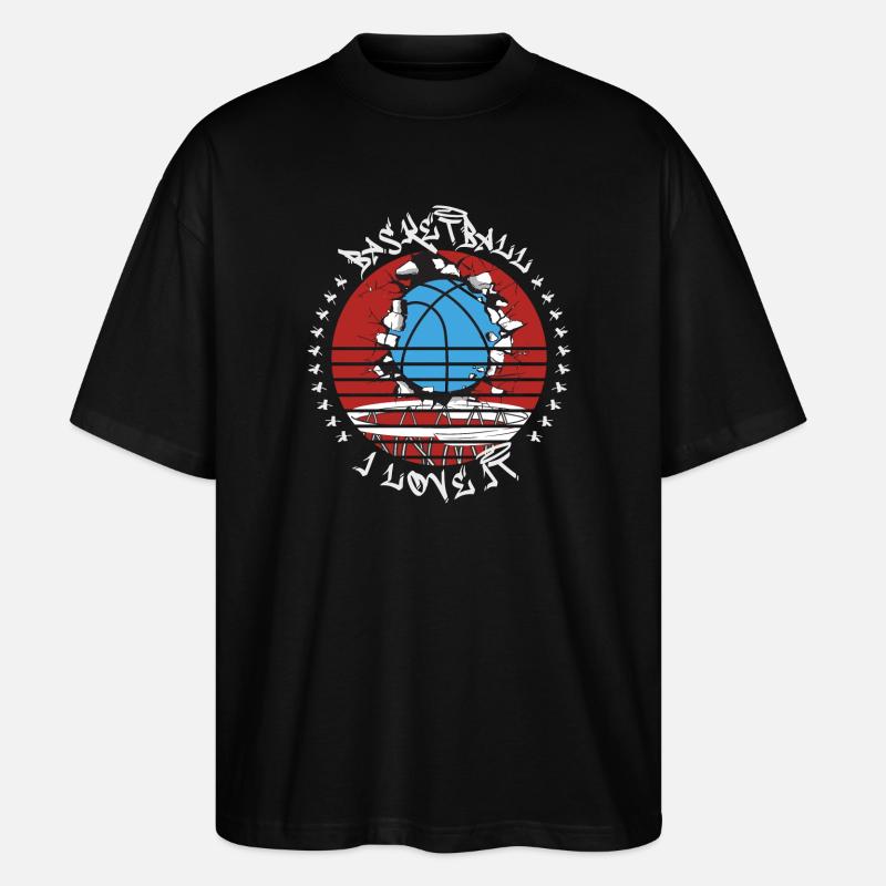 Basketball - Stanley/Stella Oversized Unisex Bio T-Shirt Blaster 2.0 - Schwarz