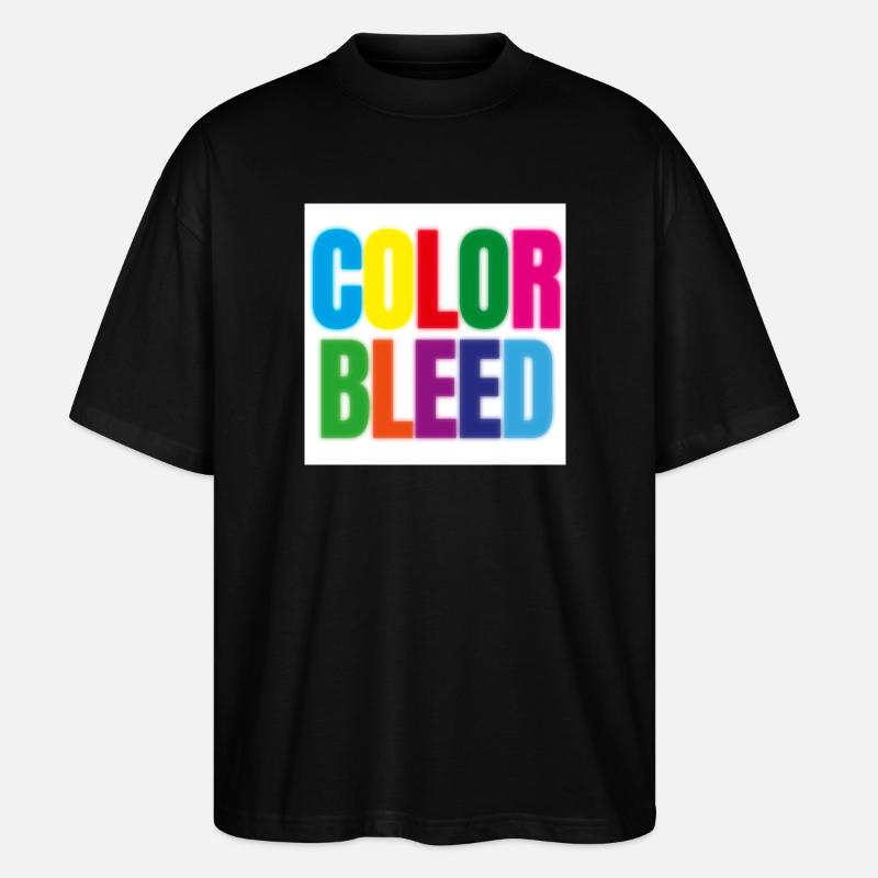 ColorBleed - Stanley/Stella Oversized Unisex Bio T-Shirt Blaster 2.0 - Schwarz
