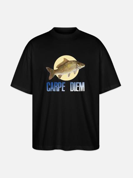 Carpe diem - Stanley/Stella Oversized Unisex Organic T-shirt Blaster 2.0 - black