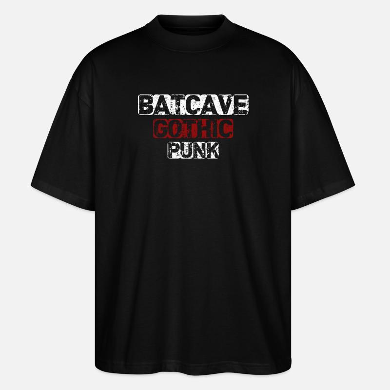 Batcave Punk Gothique - T-shirt bio Blaster 2.0 coupe oversize Stanley/Stella Unisexe - noir