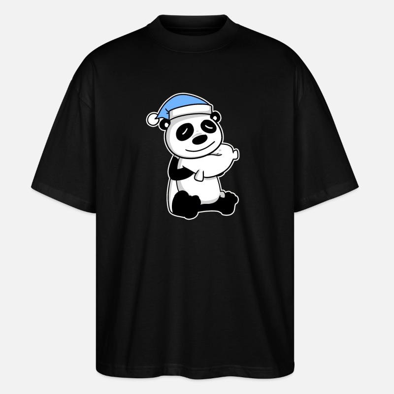 Panda Bébé - T-shirt bio Blaster 2.0 coupe oversize Stanley/Stella Unisexe - noir