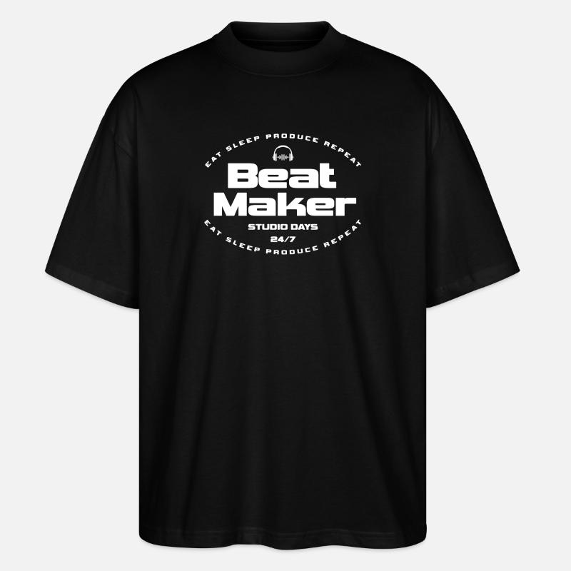 Beat Maker Studio Days - Stanley/Stella Oversized Unisex Bio T-Shirt Blaster 2.0 - Schwarz
