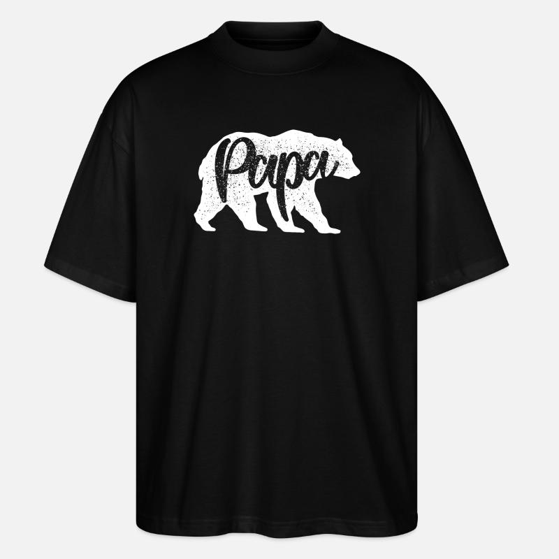 Wildcat Script Monochrome - T-shirt bio Blaster 2.0 coupe oversize Stanley/Stella Unisexe - noir