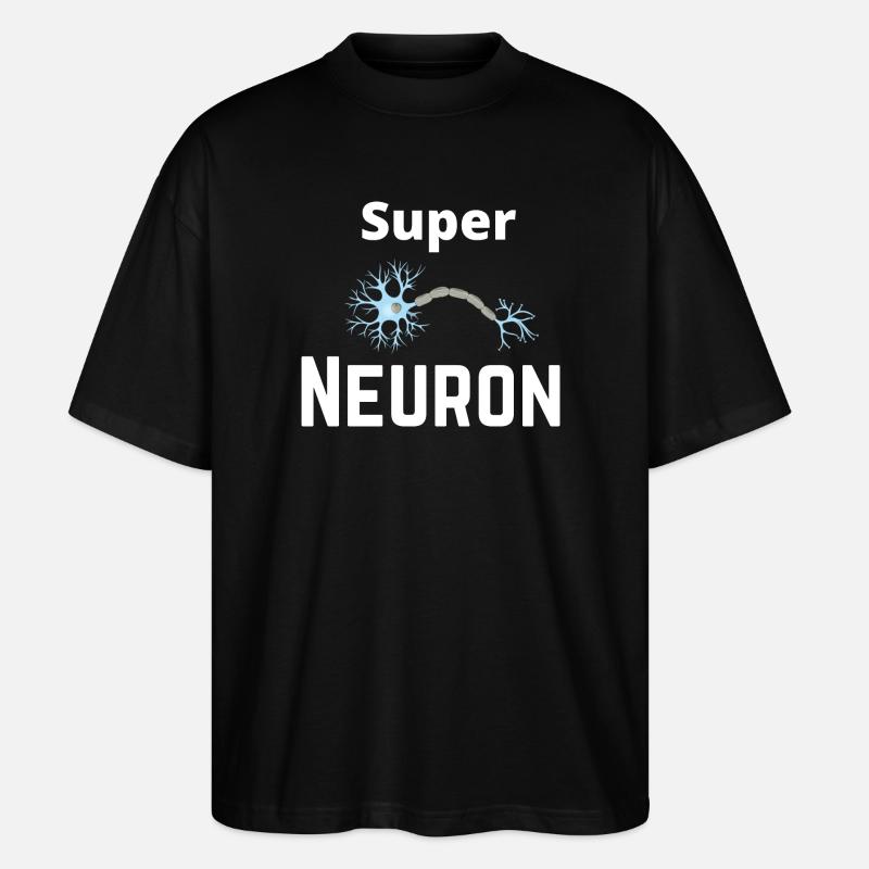 Super Neuron Network - Stanley/Stella Oversized Unisex Organic T-shirt Blaster 2.0 - black