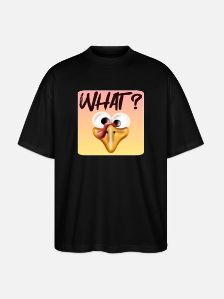Turkey What - Stanley/Stella Oversized Unisex Organic T-shirt Blaster 2.0 - black