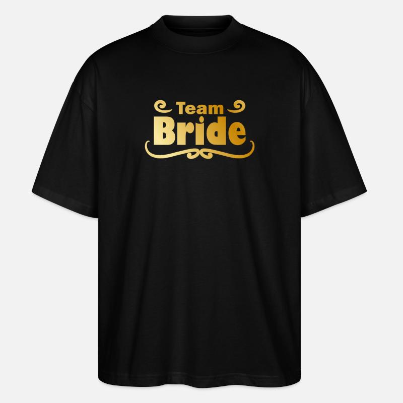 Team Bride en or - T-shirt bio Blaster 2.0 coupe oversize Stanley/Stella Unisexe - noir
