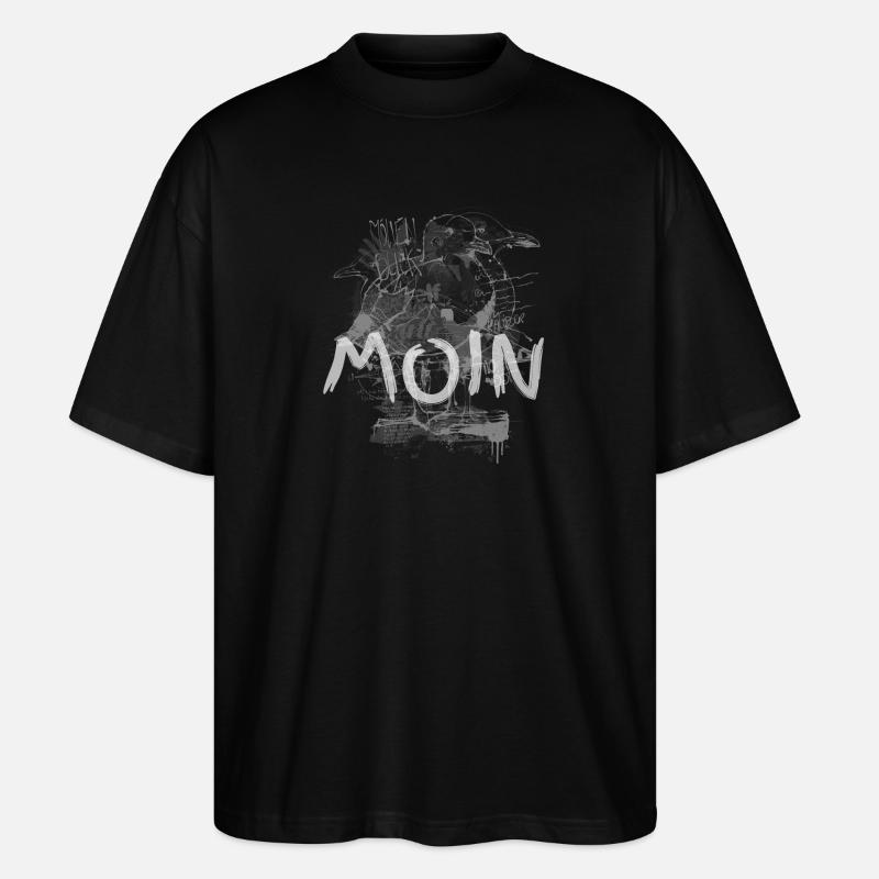 Moin - Stanley/Stella Oversized Unisex Bio T-Shirt Blaster 2.0 - Schwarz
