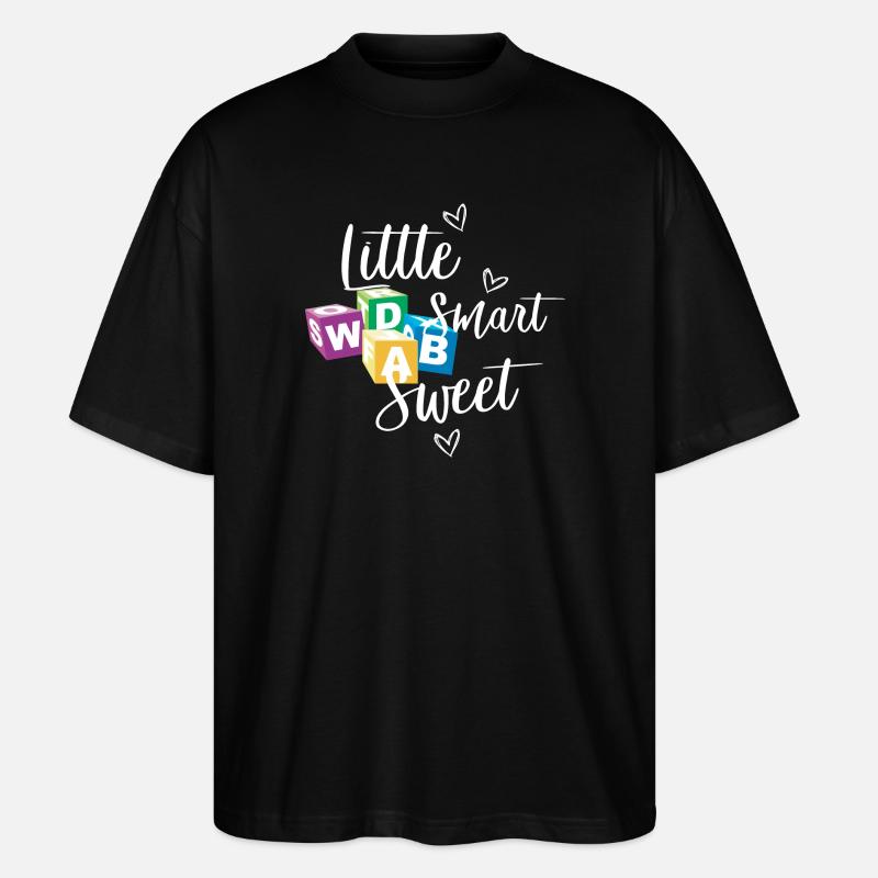 Petit Smart et Doux - T-shirt bio Blaster 2.0 coupe oversize Stanley/Stella Unisexe - noir