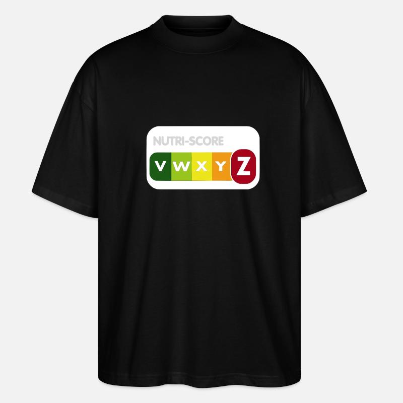 NutriScore - Stanley/Stella Oversized Unisex Organic T-shirt Blaster 2.0 - black