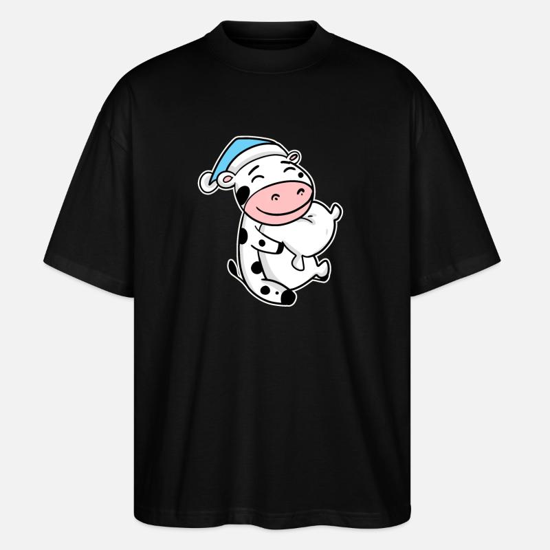 Bébé vache - T-shirt bio Blaster 2.0 coupe oversize Stanley/Stella Unisexe - noir