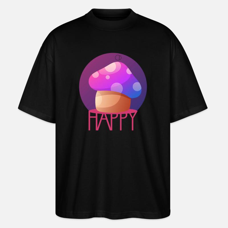 MAGIC MUSHROOM par CD - T-shirt bio Blaster 2.0 coupe oversize Stanley/Stella Unisexe - noir