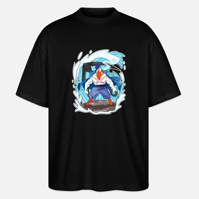 Mouette - T-shirt bio Blaster 2.0 coupe oversize Stanley/Stella Unisexe - noir