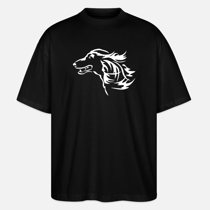 Afghan Head "Black Edition" - Stanley/Stella Oversized Unisex Organic T-shirt Blaster 2.0 - black