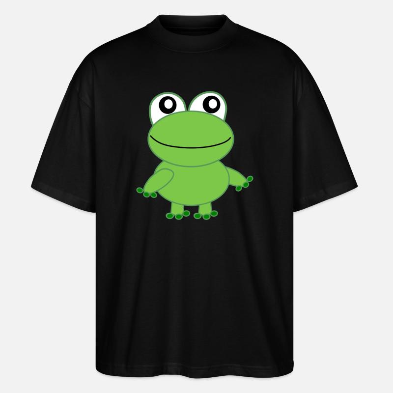 Frosch - Stanley/Stella Oversized Unisex Bio T-Shirt Blaster 2.0 - Schwarz