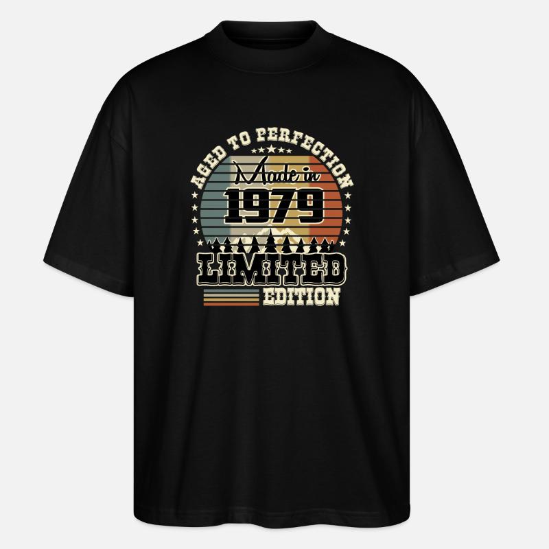 1979 Limited Edition - Stanley/Stella Oversized Unisex Bio T-Shirt Blaster 2.0 - Schwarz
