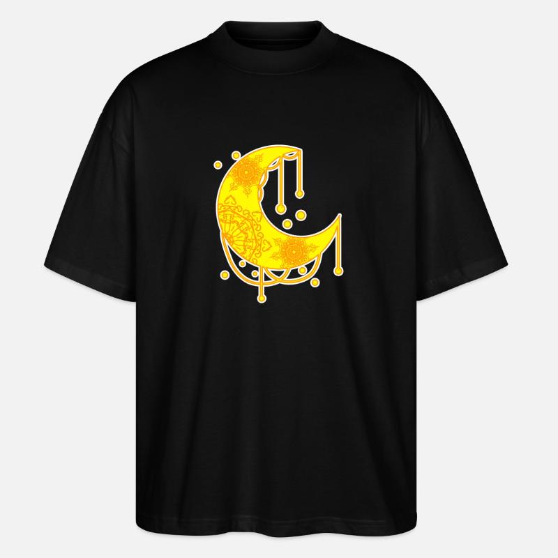 Croissant - T-shirt bio Blaster 2.0 coupe oversize Stanley/Stella Unisexe - noir