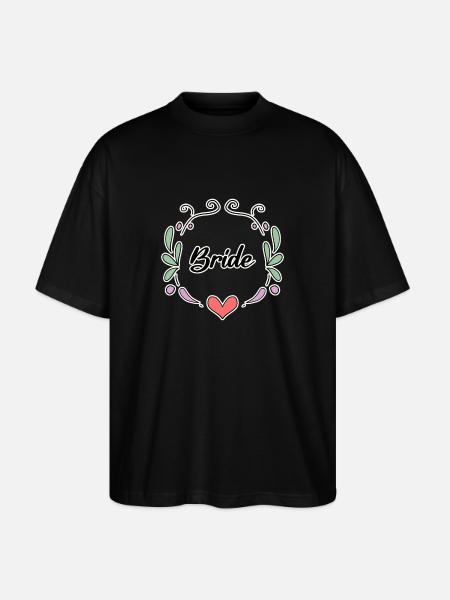 Bride Bachelorette Party - Stanley/Stella Oversized Unisex Organic T-shirt Blaster 2.0 - black