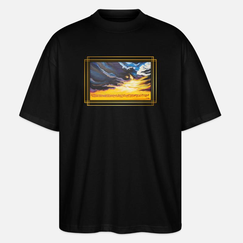 SchöpfungsLicht der Kontraste - Sonja Ariel - Stanley/Stella Oversized Unisex Bio T-Shirt Blaster 2.0 - Schwarz