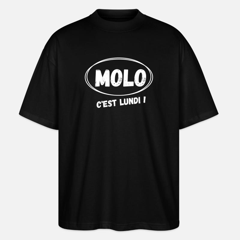 travail, travail humour, pas du matin - T-shirt bio Blaster 2.0 coupe oversize Stanley/Stella Unisexe - noir