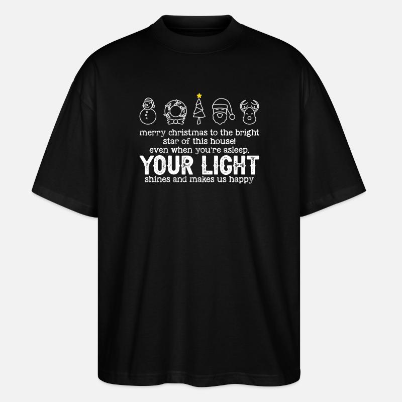 Joyeux Noël - T-shirt bio Blaster 2.0 coupe oversize Stanley/Stella Unisexe - noir