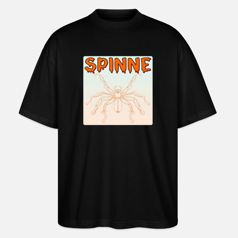 HALLOWEEN KOSTÜME - SPINNENTIERE SPINNE - Stanley/Stella Oversized Unisex Bio T-Shirt Blaster 2.0 - Schwarz