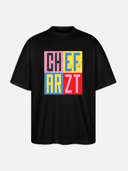 Responsable du design - T-shirt bio Blaster 2.0 coupe oversize Stanley/Stella Unisexe - noir