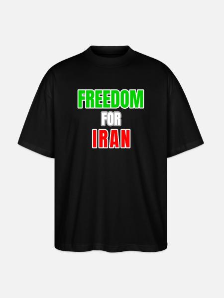 Iran Freedom - Stanley/Stella Oversized Unisex Organic T-shirt Blaster 2.0 - black